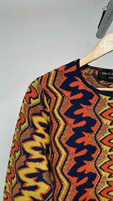 Comme Des Garcons Homme Plus Wavy Stripe Jacquard Sweater