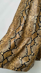 Supreme Leather Snake Trench Coat