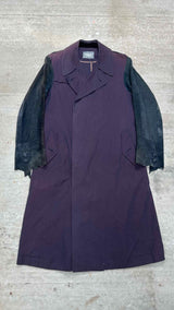 Takahiromiyashita The Soloist Suede-sleeve Coat