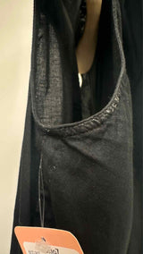 Rick Owens N/S Front-embroidered Drape Top