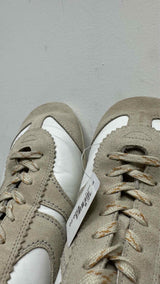 Dries Van Noten Suede-trim Leather Sneakers