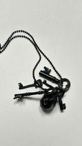 Number (N)ine Skull Key Necklace