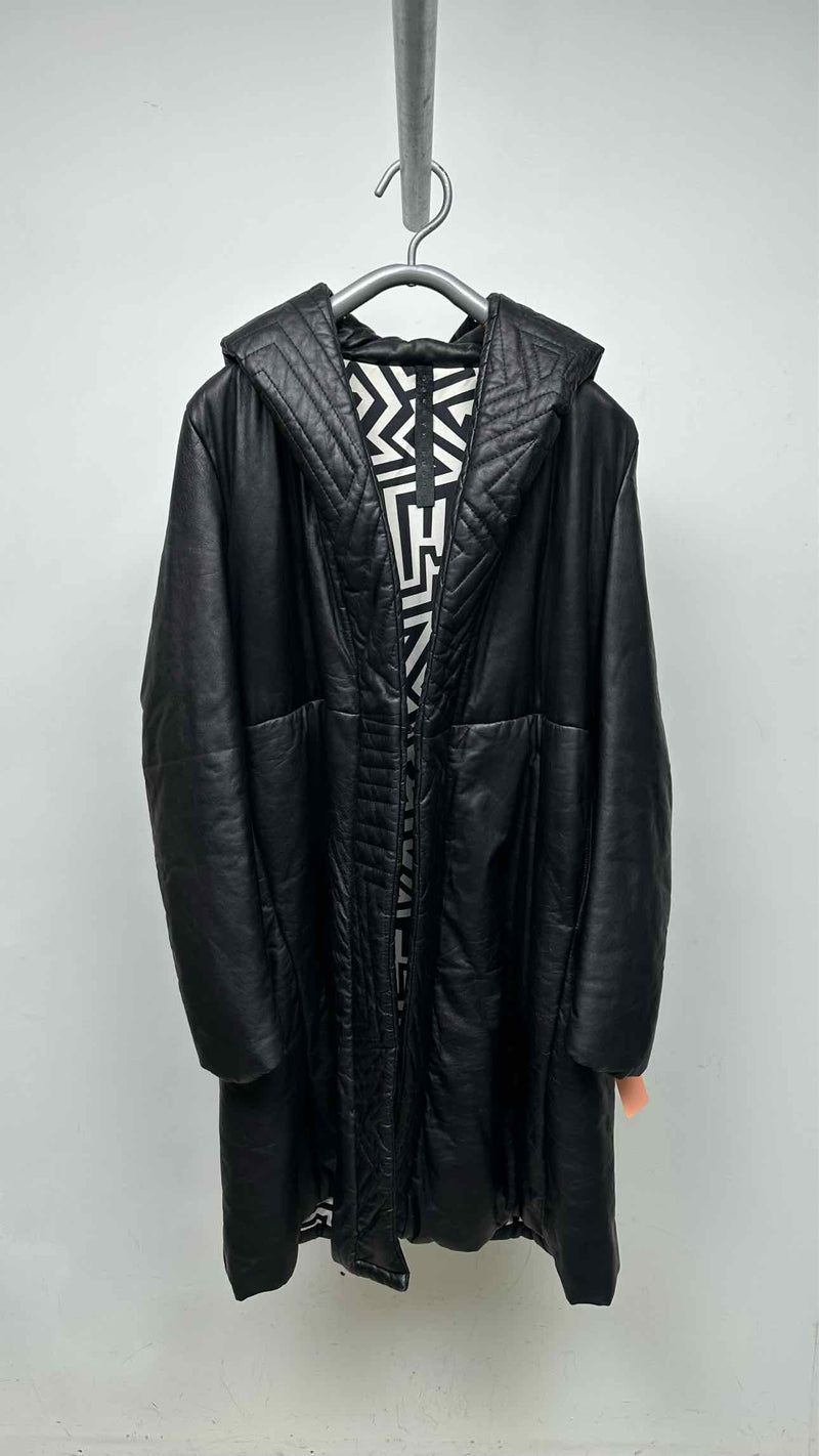 Gareth Pugh Quilted-leather Paded Long Coat