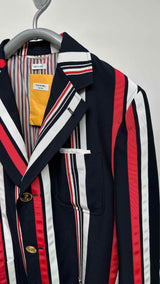 Thom Browne Metal-button Striped Sack Jacket