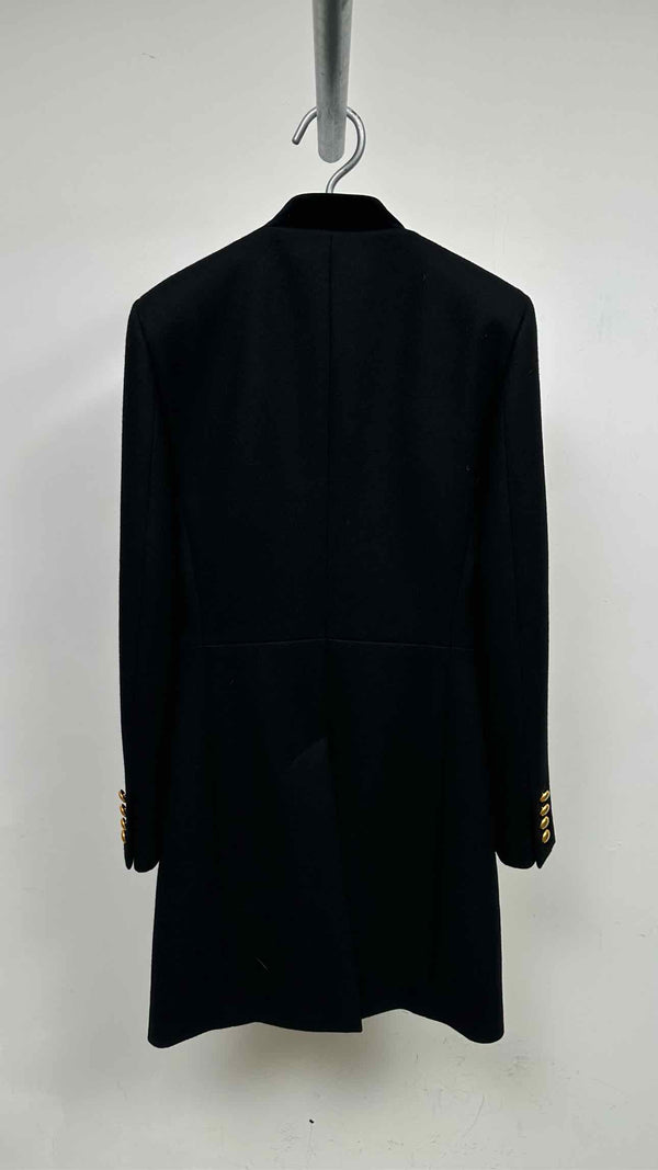 Saint Laurent Metal-button Officer Military Coat