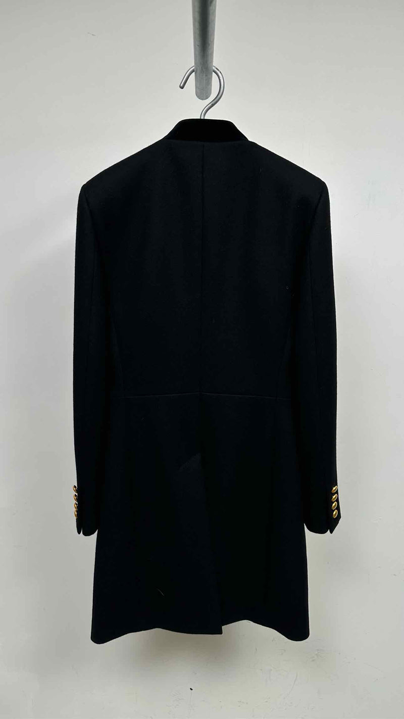 Saint Laurent Metal-button Officer Military Coat
