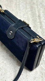 Gucci Monogram Cloth Mini Shoulder Bag
