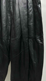 Ivan Grundahl Pleated Leather Pants