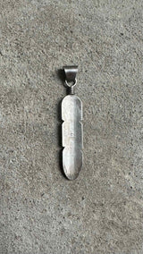 Vintage Feather Pendant