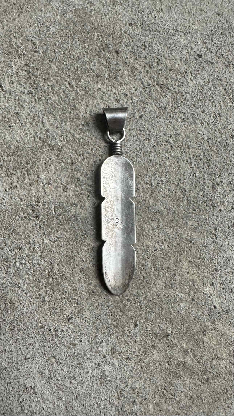 Vintage Feather Pendant
