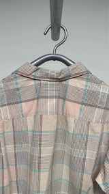Lemaire S/S Camp-collar Checked Shirt