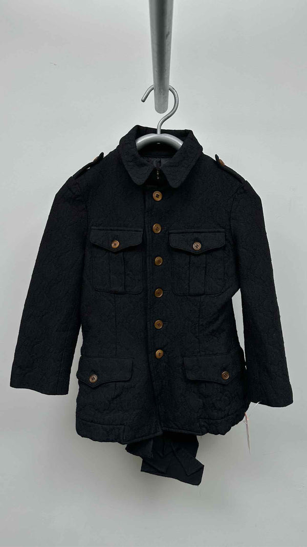 Comme Des Garcons Jacquard Military Jacket