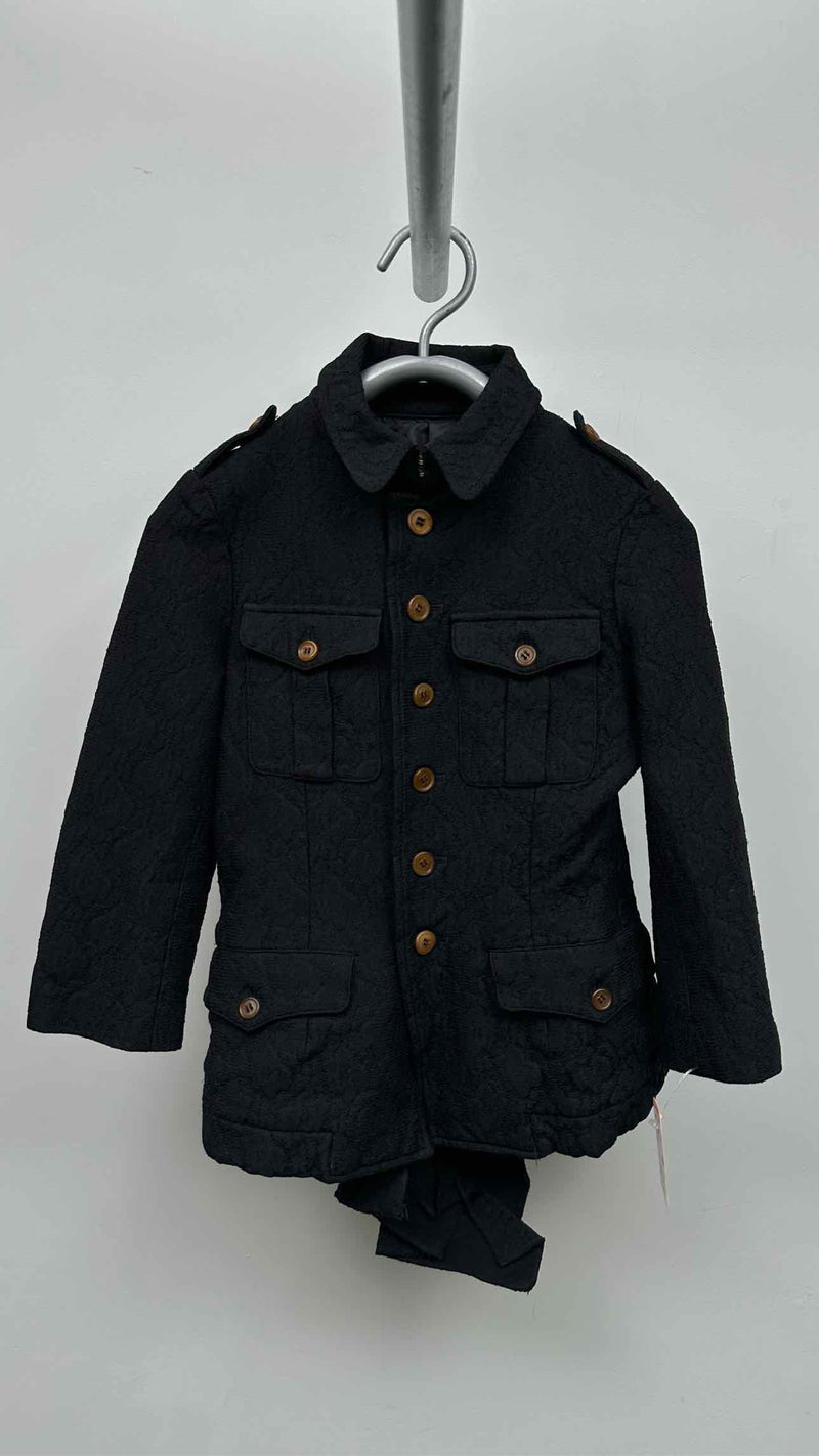 Comme Des Garcons Jacquard Military Jacket