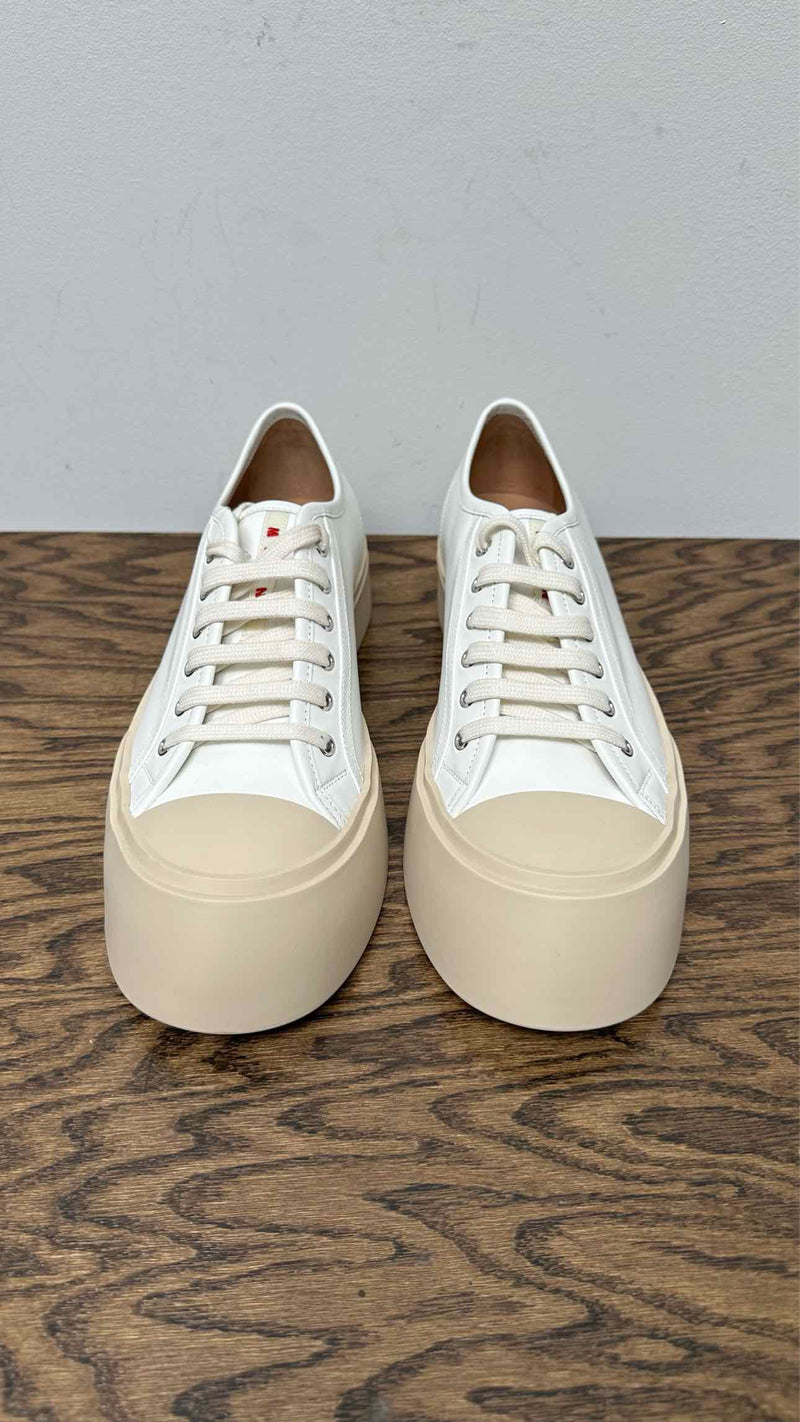 Marni Pablo Leather Platform Sneakers