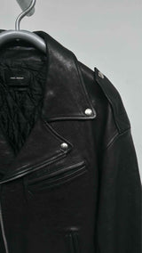 Isabel Marant Bacem Quilted-Lining Leather Jacket