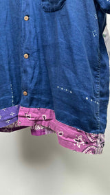 Kapital Kountry French Cross Linen Bandana Shirt
