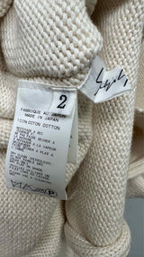 Yohji Yamamoto L/S Heavy-knit Maxi Dress
