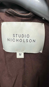 Studio Nicholson Piston Lamb Leather Jacket