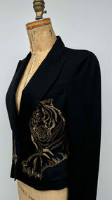 Alexander McQueen Embroidered Tiger Jacket