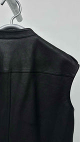 Rick Owens Long Leather Vest