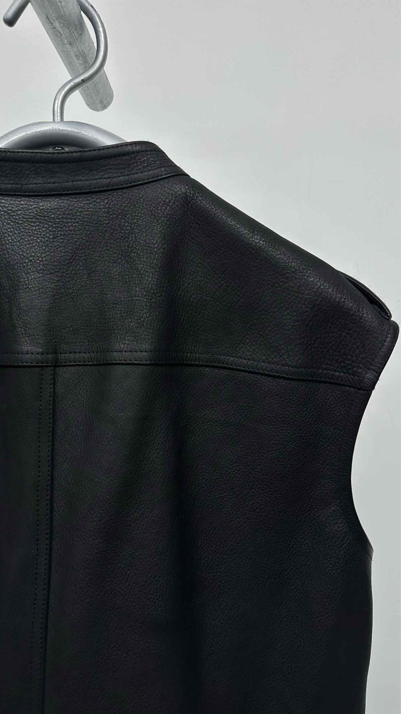 Rick Owens Long Leather Vest