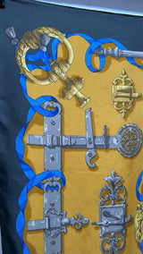 Hermes Ferronnerie Silk Scarf
