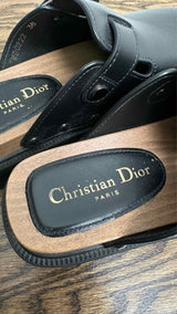Christian Dior Diorquake Buckled Clogs