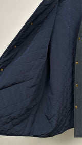 A.Presse Silk Taffeta Quilted Coat