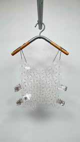 Noir Kei Ninomiya Chain-strap Embellished Resin-flower Vest