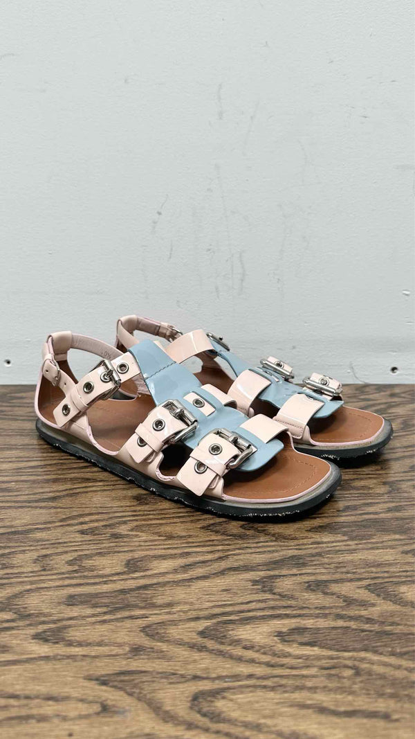 Miu Miu Patent Leather Sandals