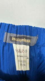 Issey Miyake Pleated Wrap Asymmetrical Skirt Pants