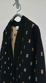 Burberry Monogram Oversized Cardigan