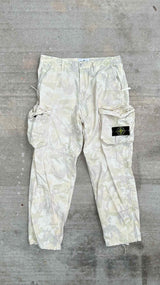 Stone Island X Supreme  Reflective Ice Camo Ripstop Cargo Pants