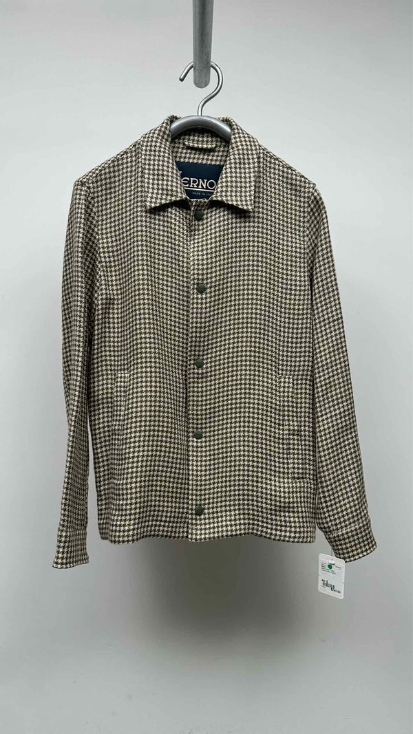 Herno Houndstooth Coach Jacket