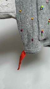 Yan Yan Knits Curious Floral-dot Hoodie