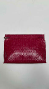 LOEWE Embossed Anagron Clutch Bag