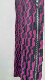 Comme Des Garcons Homme Plus Wave Printed Side-zip Pants