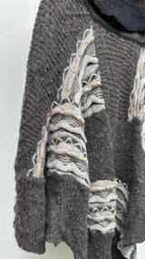 Bernhard Willhelm Cape-knit High-neck Cape