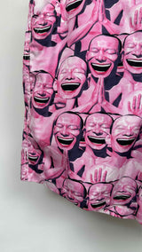 Comme Des Garcons Shirt X Yue Minjun All-over Printed Shorts