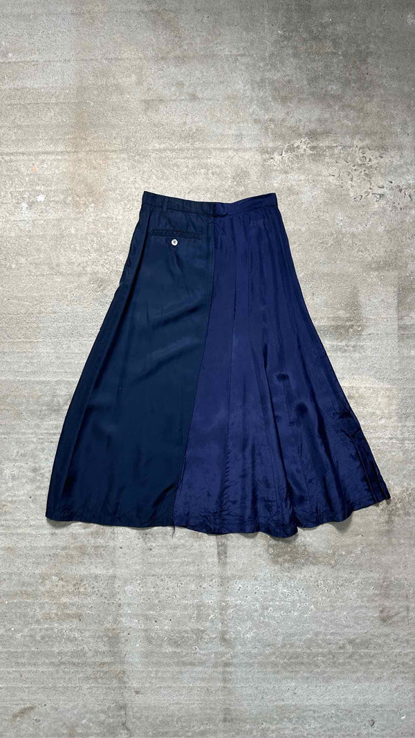 Tricot Comme Des Garçons Docking Satin Long Skirt