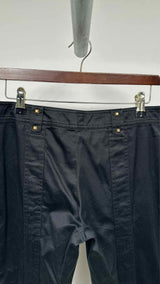 Gucci Studded Paneled Bottom Cut-out Biker Pants