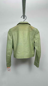 Courreges X UTA Arline Flight Crew Uniform Faux Leather Jacket