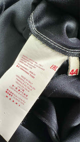 Marni L/S Assymetrical Stitching Bow-scarf Dress