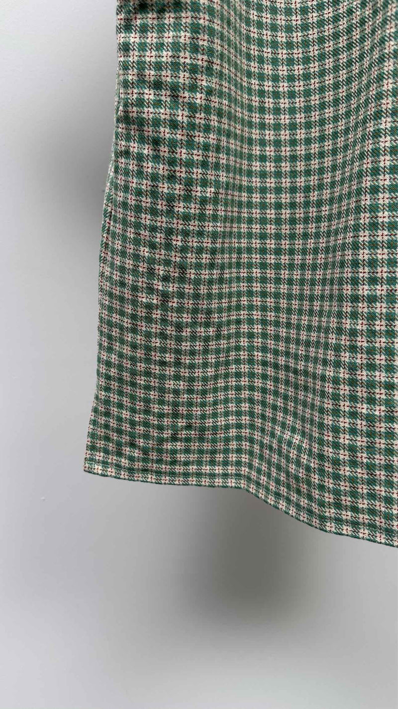 Gucci X Disney S/S Appliqued Check Wool Shirt