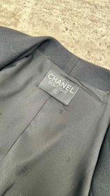 Chanel Logo Double-breast Coat