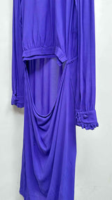 Balenciaga L/S Ruffle Sheer Dress
