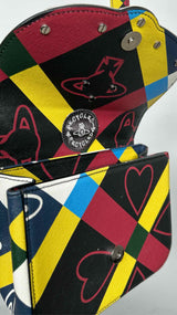 Vivienne Westwood Plaid Orb Shoulder Bag