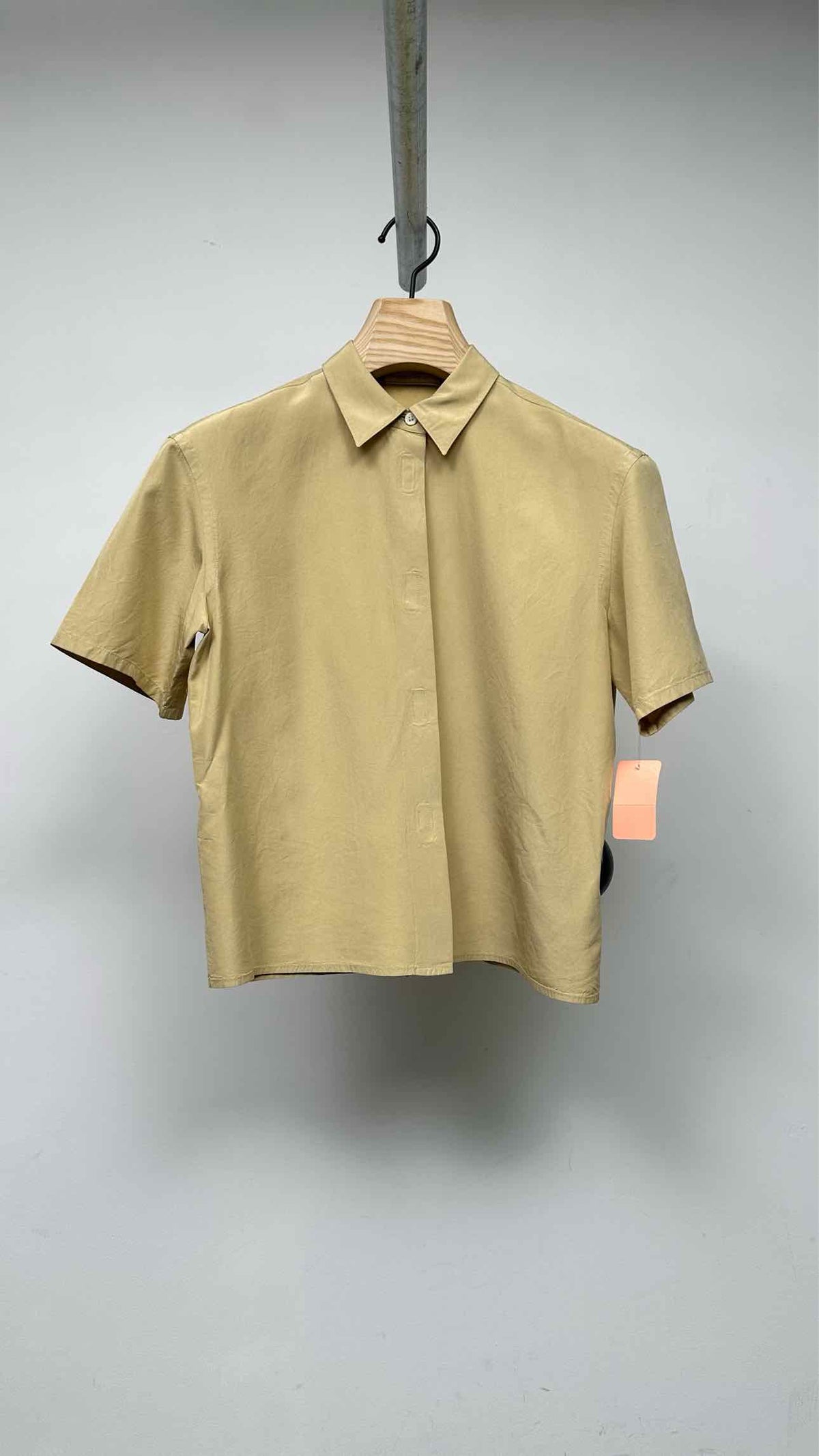トップス 1999 PRADA Short Sleeve Shirt Velcro PRADA S/S Velcro Silk Shirt – TOKIO7