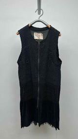 By Walid Embroidered Fringe Gilet