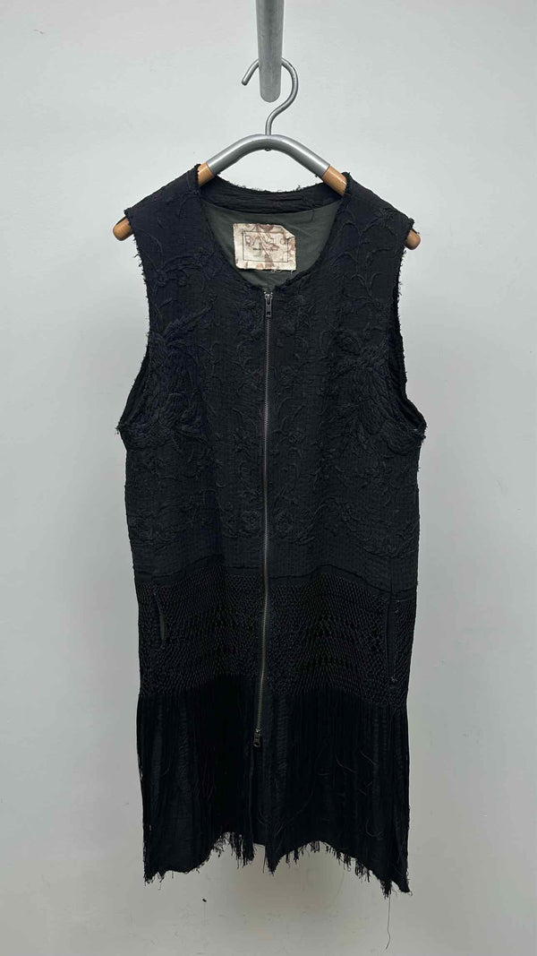 By Walid Embroidered Fringe Gilet